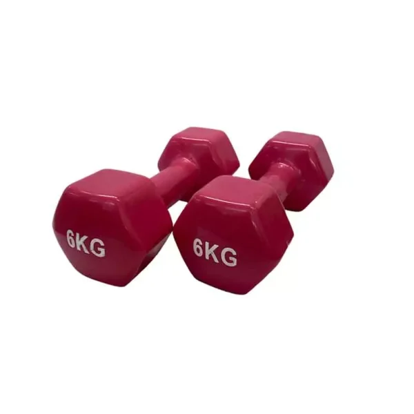 Mancuernas vinilo 6 kg