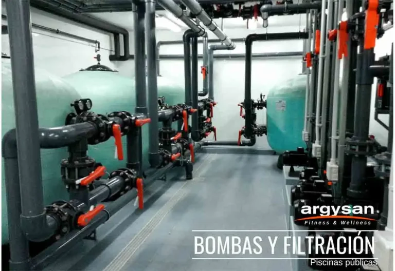 Catálogo de bombas y sistemas de filtración para piscinas públicas