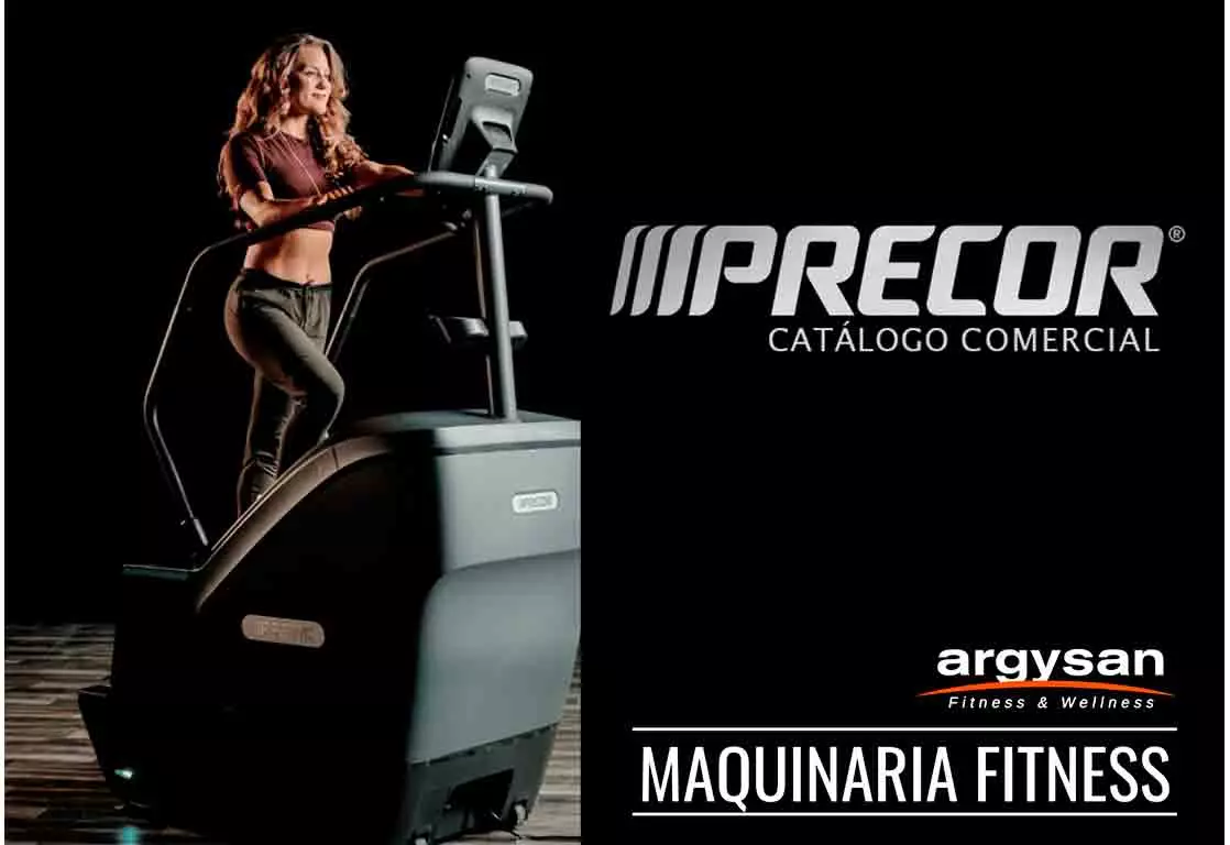 Catálogo de equipamiento y maquinaria fitness Precor