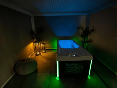 CHILL TUBS: DESCUBRE LOS BENEFICIOS DE LA TERAPIA DE AGUA FRÍA 5 Iluminación led Chill tub pro