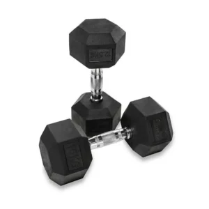 Par de mancuernas hexagonales