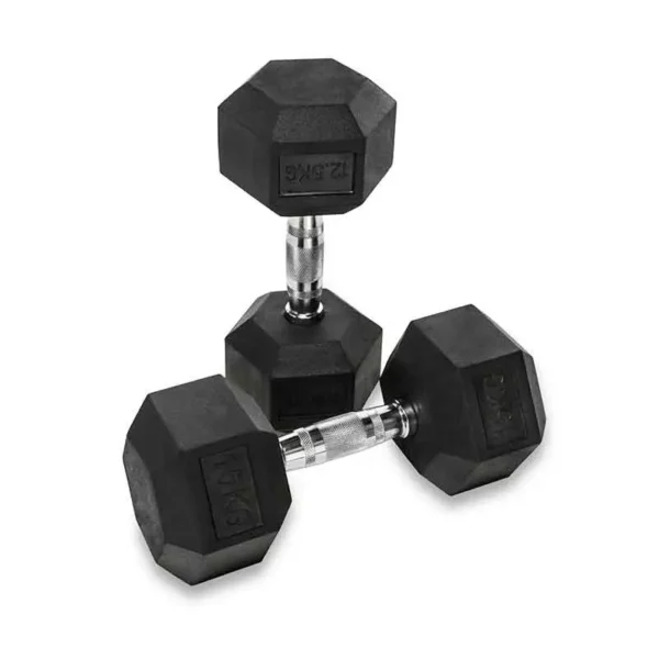 Par de mancuernas hexagonales