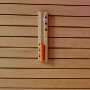 Reloj de arena para sauna