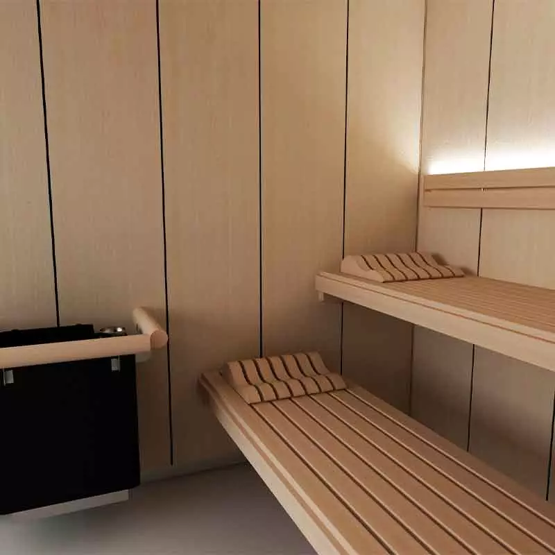 Diseño sauna modelo Moritz