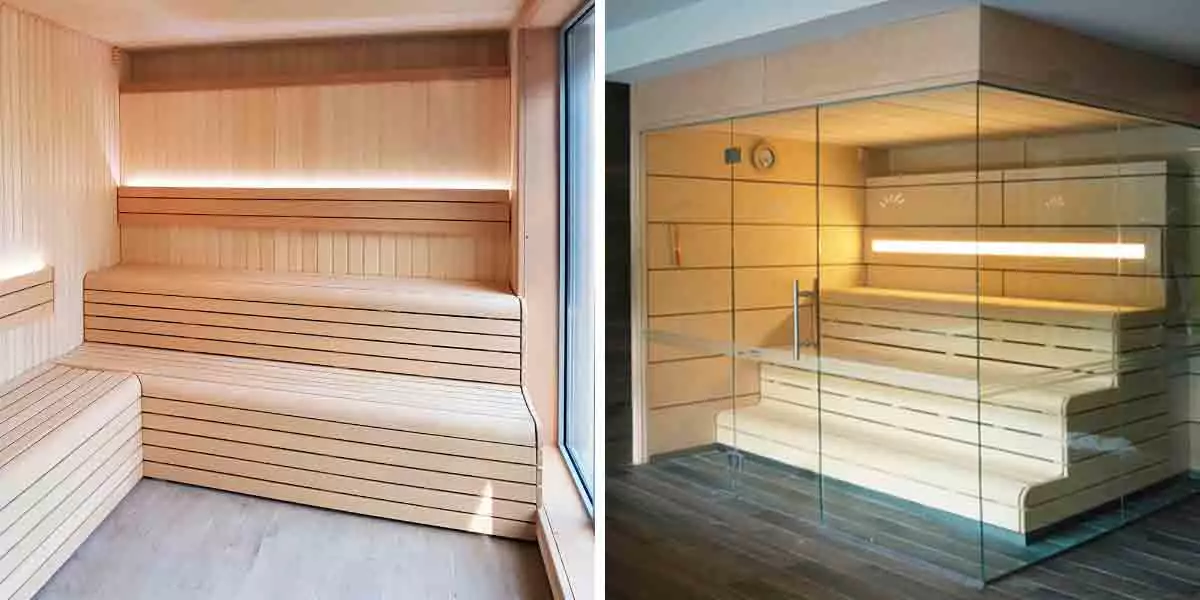 SAUNA SECA PARA ESPACIOS COMERCIALES 2 saunas en espacios comerciales