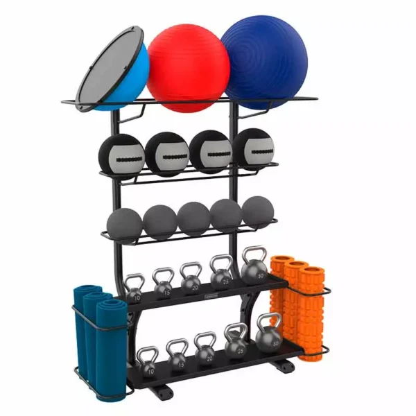 Soporte de almacenamiento para material fitness