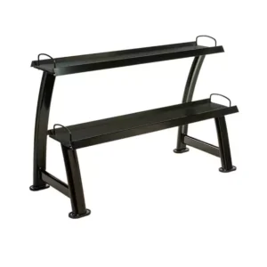 soporte de kettlebells de 2 alturas